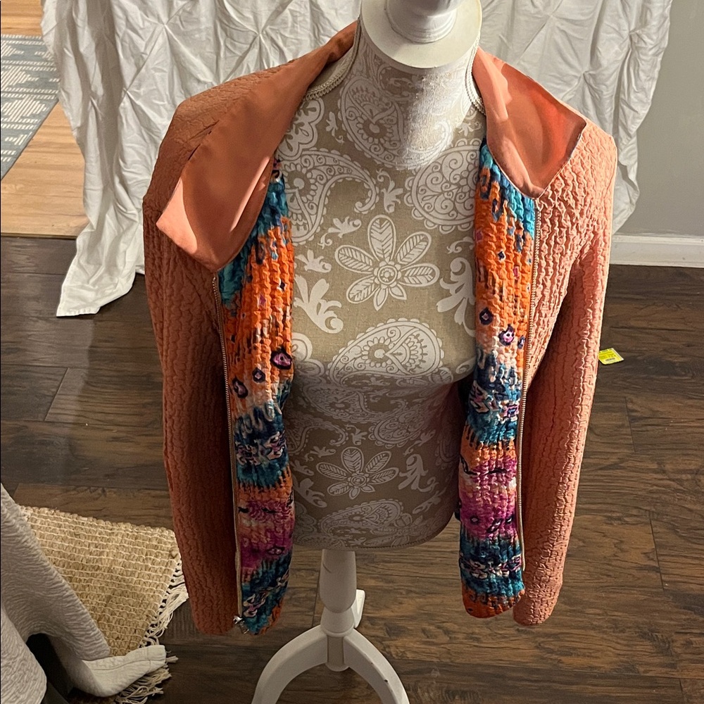 Vibrant Multicolor Bomber Jacket - image 6